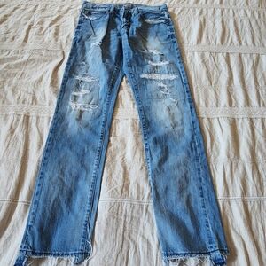 American Eagle Distressed Blue Jeans Size 30x32